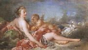 Cupid Offering Venus the Golden Apple